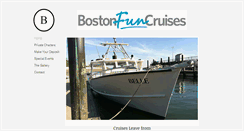 Desktop Screenshot of bostonfuncruises.com